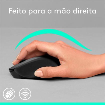 Imagem de Mouse sem fio Logitech M280 com Conexão USB e Pilha Inclusa, Preto - 910-004284
