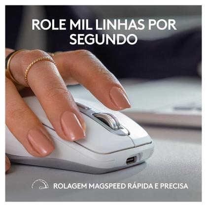 Imagem de Mouse Sem Fio Logitech MX Anywhere 3S, Bluetooth, Clique Silencioso, Recarregável, Grafite - 910-006932