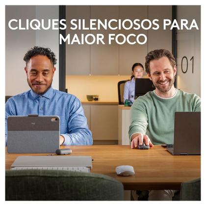 Imagem de Mouse Sem Fio Logitech MX Anywhere 3S, Bluetooth, Clique Silencioso, Recarregável, Grafite - 910-006932