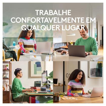 Imagem de Mouse Sem Fio Logitech MX Anywhere 3S, Bluetooth, Clique Silencioso, Recarregável, Grafite - 910-006932