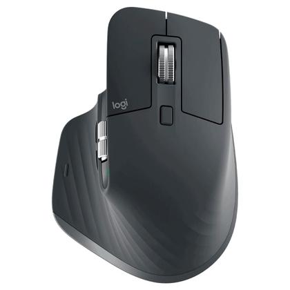 Imagem de Mouse Sem Fio Logitech MX Master 3S, 8000 DPI, Bluetooth, USB, para Uso em Qualquer Superfície, Clique Silencioso, Grafite - 910-006561