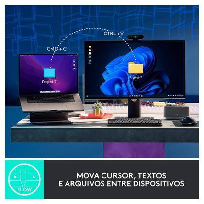 Imagem de Mouse Sem Fio Logitech MX Master 3S, 8000 DPI, Bluetooth, USB, para Uso em Qualquer Superfície, Clique Silencioso, Grafite - 910-006561