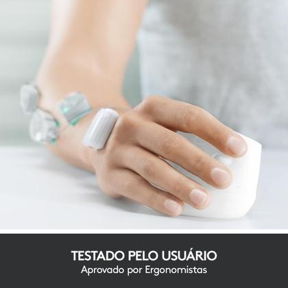Imagem de Mouse sem fio Logitech MX Vertical Design Ergonômico para Redução de Tensão Muscular, USB Unifying ou Bluetooth, Recarregável - 910-005449