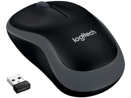 Imagem de Mouse sem Fio Logitech Óptico 1000DPI M185 - 3 Botões Cinza