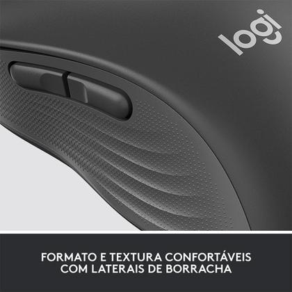 Imagem de Mouse Sem Fio Logitech Signature M650 L 2000 DPI,  5 Botões, Silencioso, Bluetooth, USB