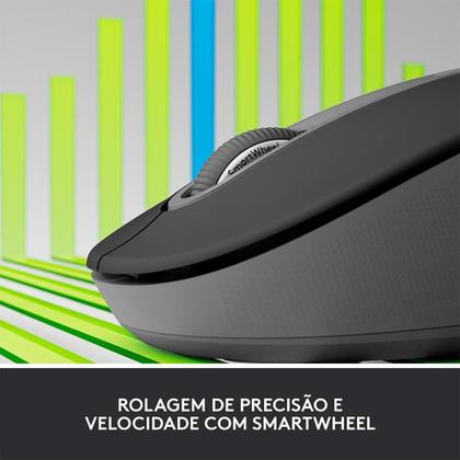 Imagem de Mouse Sem Fio Logitech Signature M650 L 2000 DPI,  5 Botões, Silencioso, Bluetooth, USB