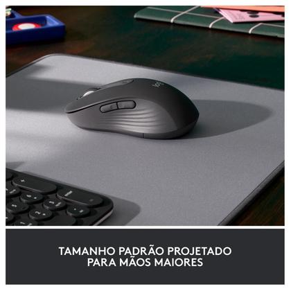 Imagem de Mouse Sem Fio Logitech Signature M650 L 2000 DPI,  5 Botões, Silencioso, Bluetooth, USB
