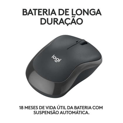 Imagem de Mouse Sem Fio M240 Bluetooth Silencioso Ambidestro Logitech