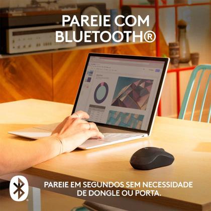 Imagem de Mouse Sem Fio M240 Bluetooth Silencioso Ambidestro Logitech