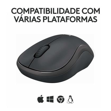 Imagem de Mouse Sem Fio M240 Bluetooth Silencioso Ambidestro Logitech