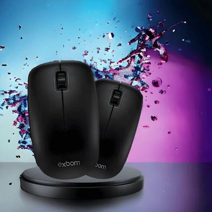 Imagem de Mouse SEM FIO Óptico Office Slim P/ PC USB 3 Botões 1200 Dpi