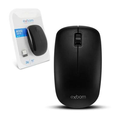 Imagem de Mouse SEM FIO Óptico Office Slim P/ PC USB 3 Botões 1200 Dpi