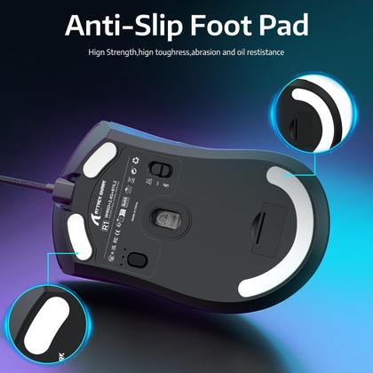 Imagem de Mouse sem fio para jogos ATTACK SHARK R1 18K DPI Tri-Mode