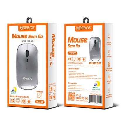Imagem de Mouse Sem Fio Recarregável Wireless Bluetooth Optico 2.4g