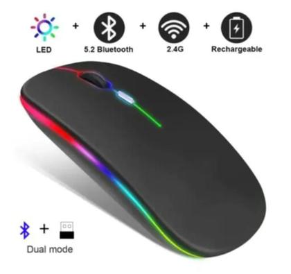 Imagem de Mouse sem Fio USB Bluetooth Dual Band Recarregável MS-S350L
