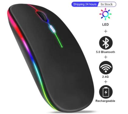Imagem de Mouse sem Fio USB Bluetooth Dual Band Recarregável MS-S350L