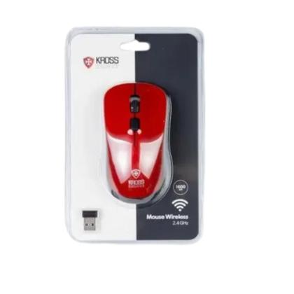 Imagem de Mouse sem fio vermelho kross ke-m218