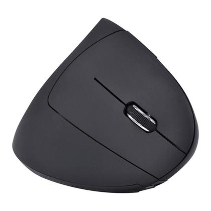Imagem de Mouse Sem Fio Vertical Ortopédico Power Fit Vinik, 1600 DPI, Recarregável, USB, Preto  PM300