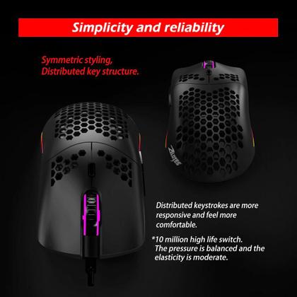 Imagem de Mouse USB Com fio RGB Gaming Mouse 16000DPI Jogo de computador Micefor PC Laptop Mouses