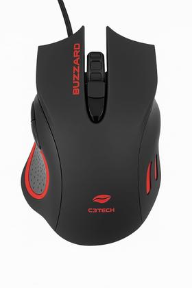 Imagem de Mouse Usb Gamer 3200 Dpi Buzzard C3tech Mg110bk