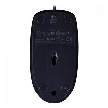 Imagem de Mouse USB Óptico 1000DPI Preto M90 Logitech