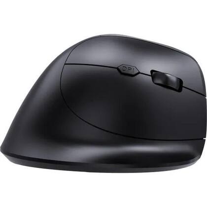 Imagem de Mouse Vertical Sem Fio Ergonômico Fortrek MERG15 1600PI 6 Botões Preto