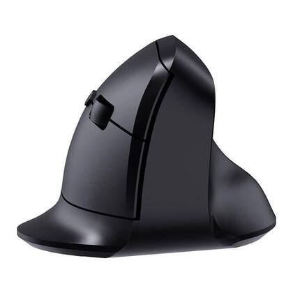 Imagem de Mouse Vertical Sem Fio Ergonômico Fortrek MERG15 1600PI 6 Botões Preto