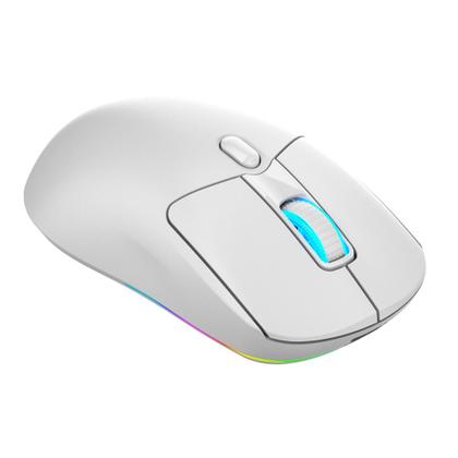 Imagem de Mouse Warrior Magnus 10000dpi Tri Mode Com Base Carregadora  Branco Mo422