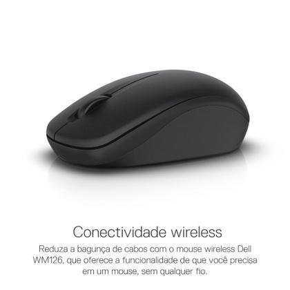 Imagem de Mouse Wireless Dell Wm126 Preto