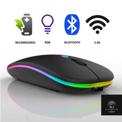 Imagem de Mouse Wireless para computadores, notebooks, Tablets e dispositivos móveis.