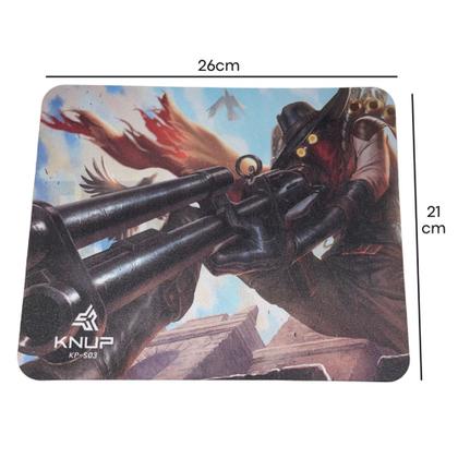 Imagem de Mousepad De Borracha Antiderrapante Estampado Temas de Personagem de Jogo Tapete de Mouse Macio