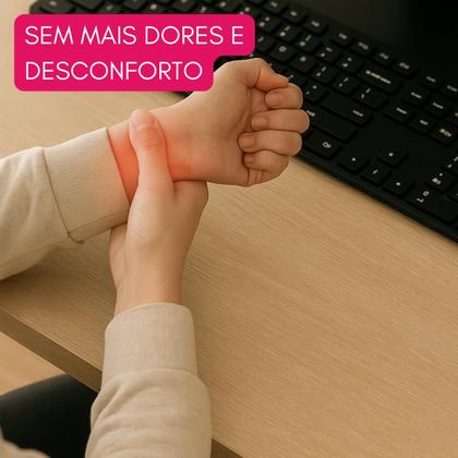 Imagem de Mousepad Ergonomico Com Apoio Descanso De Punho Conforto Nfe