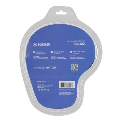 Imagem de Mousepad Fortrek ERG102 com Apoio de Pulso - 73283
