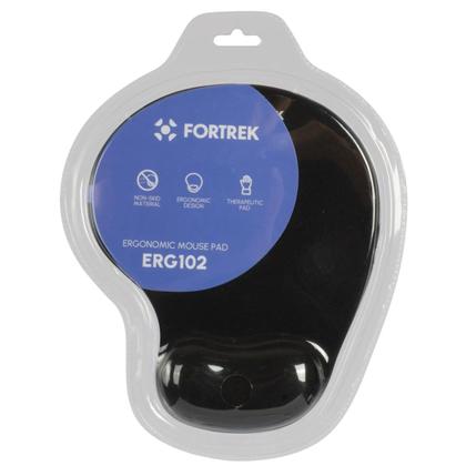 Imagem de MousePad Fortrek Ergonômico ERG-102 Gel (200 x 235mm) Preto