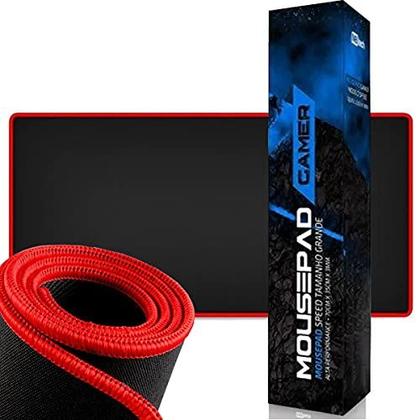 Imagem de Mousepad Gamer Borda Costurada Grande 70 X 35 Speed Edition