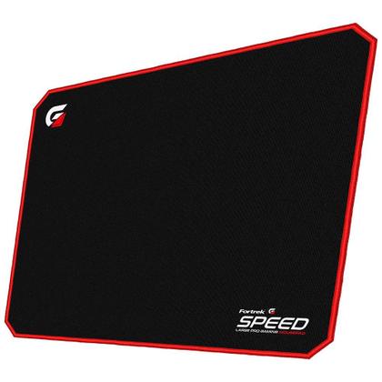 Imagem de Mousepad Gamer Fortrek MPG102, Grande (440x350mm), Speed, Vermelho - 72696
