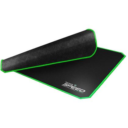 Imagem de Mousepad Gamer Fortrek Speed MPG101, Médio (320X240mm), Preto/Verde - 72691