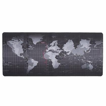 Imagem de Mousepad Gamer Grande Speed Mapa Mundi 80x30 Alta Definição