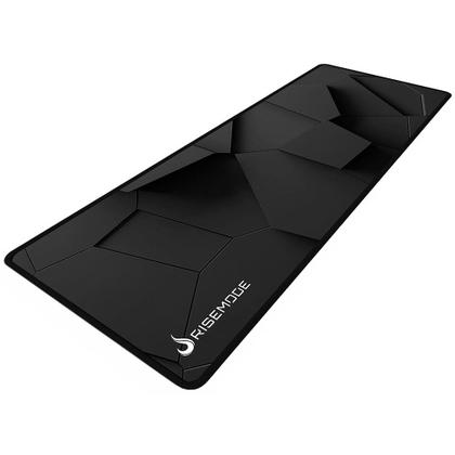 Imagem de Mousepad Gamer Rise Mode 3D 02, Estendido 900x300mm, Borda Costurada, Preto - RM-MP-3D2-B