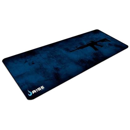 Imagem de Mousepad Gamer Rise Mode Speed, M4A1, Estendido (900x300mm), Azul - RG-MP-06-M4A