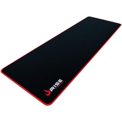 Imagem de Mousepad Gamer Rise Mode Zero Vermelho, Extendido (900x300mm) Costura Vermelha - RG-MP-06-ZR