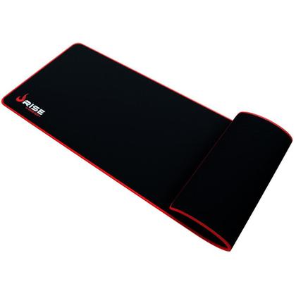 Imagem de Mousepad Gamer Rise Mode Zero Vermelho, Extendido (900x300mm) Costura Vermelha - RG-MP-06-ZR