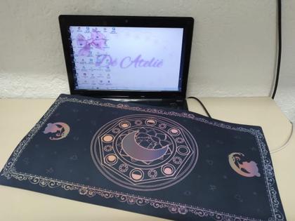 Imagem de Mousepad Gamer Sailor Moon Cardcaptor Azul Marinho (58cm x 30cm)