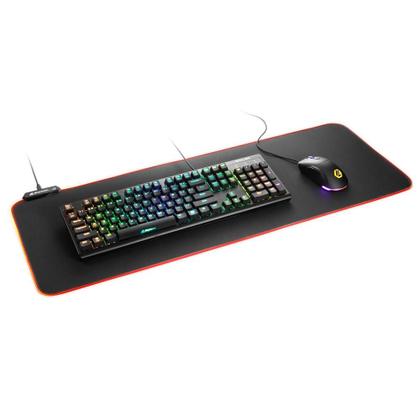 Imagem de Mousepad Gamer Sharkoon 1337 Gaming Mat V2 800, RGB, Speed, Estendido (800x300mm)
