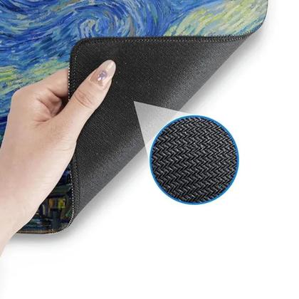 Imagem de Mousepad Gamer Van Gogh Ceu Estrelado 700x350x3mm Speed Gr.