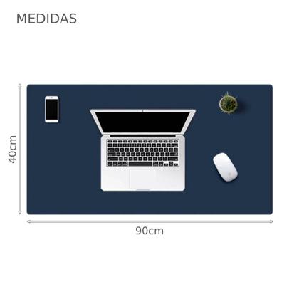 Mousepad Grande 90X40 Azul Marinho Gamer Notebook Escritório - M3M