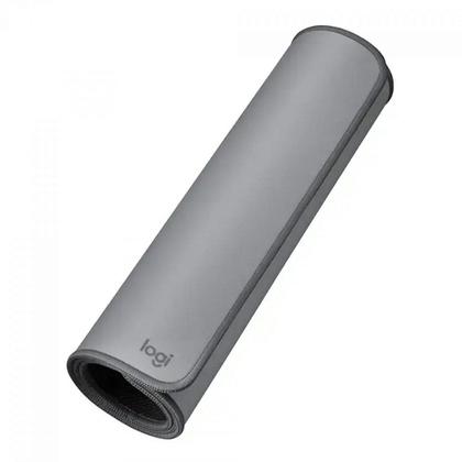 Imagem de Mousepad Logitech Desk Mat Studio Series, Grande 300x700mm, Antiderrapante, Design Resistente a Respingos, Cinza