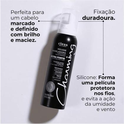 Imagem de Mousse Charming Black Extra Forte 130g