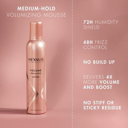 Imagem de Mousse de cabelo Nexxus Medium Hold Volume 300 ml com StyleProtect