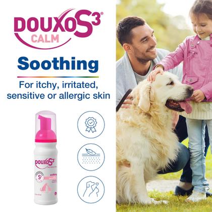 Imagem de Mousse Douxo S3 Calm 150ml para cães e gatos com pele alérgica